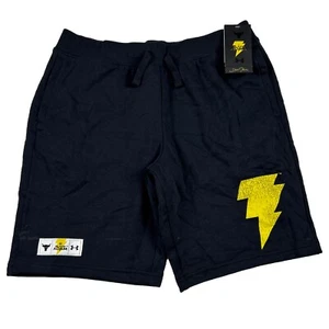 NWT Boys Under Armour Project Rock Rival Terry Black Adam Shorts Size Youth L - Picture 1 of 11