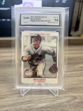 2011 MultiAd Sports Hagerstown Suns Bryce Harper (Running) RC GMA 10 Rookie