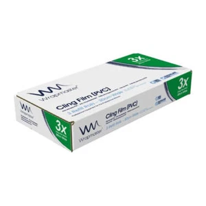 Pack of 3 Cling Film Refills, Commercial Food Wrap Dispenser for Wrapmaster 1000 - Picture 1 of 2