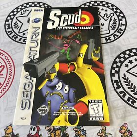 Scud The Disposable Assassin 🔥 Sega Saturn - Tested - Excellent Shape - Tested