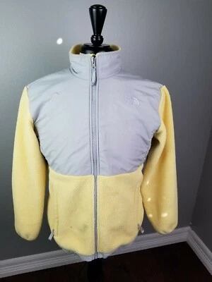 The North Face Girl’s XL Denali Fleece Yellow Winter Jacket Polartec Recycled - Image 1 of 4