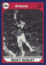 1990 Collegiate Collection Arizona Wildcats #7 Ricky Hunley