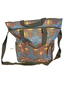 Thirty-One Crossbody Organizing Tote Stitched Medallion - Picture 1 of 4