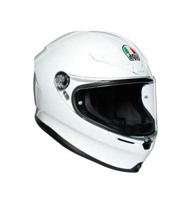 Casco Integrale AGV K6 Solid Max Pinlock Moto Sport Touring Fibra Carboaramidica