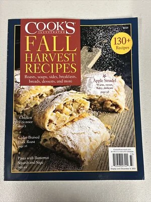 Cook's Illustrated Magazine Special Fall Harvest Recipes 2023