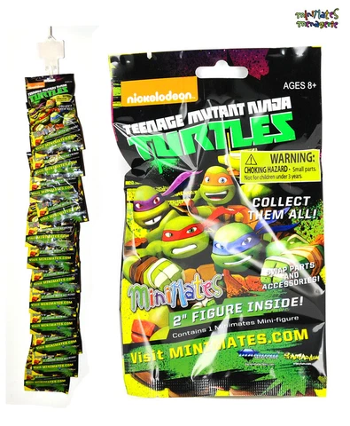 TMNT Teenage Mutant Ninja Turtles Minimates K-Mart Series 1 Clip Strip (12 Figs) Cover