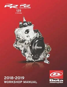 Beta Engine Service Workshop Manual 2018 RR, RR Race Edition RR 125 2-Stroke - Picture 1 of 12