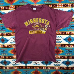 Camiseta de fútbol americano Minnesota granate dorado gráfico camiseta grande - Imagen 1 de 5