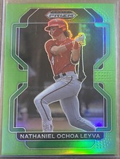 Nathaniel Ochoa-Leyva 2022 Panini Prizm Draft Picks #PDP171 Lime Green Prizm /75