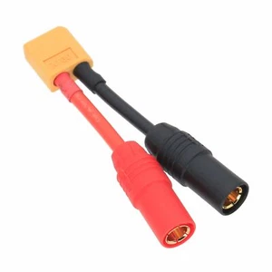 Amass AS150 7MM Femmina a XT60 Maschio Cavo Spina 12AWG 5CM Filo per RC - Foto 1 di 2