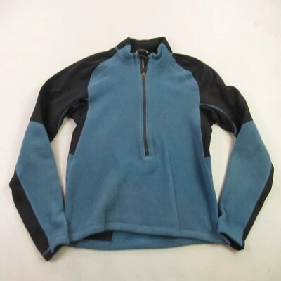 REI Sweater Mens Medium Long Sleeve 1/2 Zip Fleece Zip Pockets - Image 1 of 4