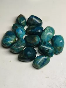 LOTE de 50 g de piedras preciosas de apatita - piedras preciosas azules para comunicación e inspiración - Imagen 1 de 6