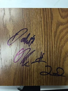 DUKE JAHLIL OKAFOR SIGNED FLOORBOARD AUTOGRAPHED Nba Sixers Rare Full Signature - Picture 1 of 1