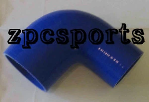 2.5" to 2" Silicon 90 degree Bending Reducer Hose Blue - Bild 1 von 1