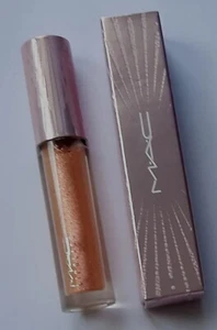 NIB MAC LIPGLASS (BREAK THE ICE) NUDE GOLD GLITTER SPARKLE BEAUTIFUL ๐ - Picture 1 of 1