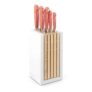 WÜSTHOF Classic Color 8-Piece Knife Block Set | Coral Peach - Picture 1 of 3