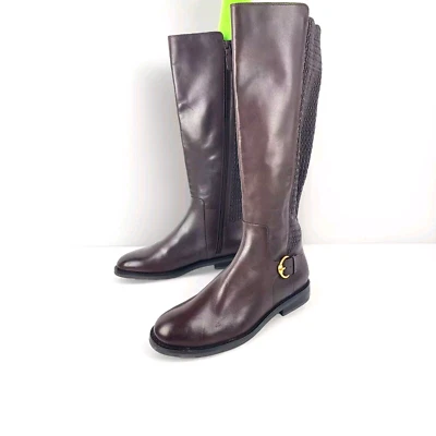 Cole Haan Clover Bota Alta Para Mujer Elástica Hasta la Rodilla Cuero 8.5 B Foto 1 de 4