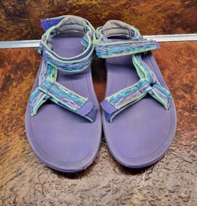 Teva Big Kids Sandals -Size 2 - Purple - Girls - Picture 1 of 6