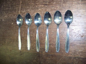 INOXBECK Spoon x6 Spoons Sugar Condiment Spoon - Foto 1 di 8