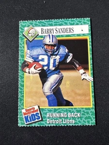BARRY SANDERS - 1990 Sports Illustrated for Kids #202 - Detroit Lions - Picture 1 of 2