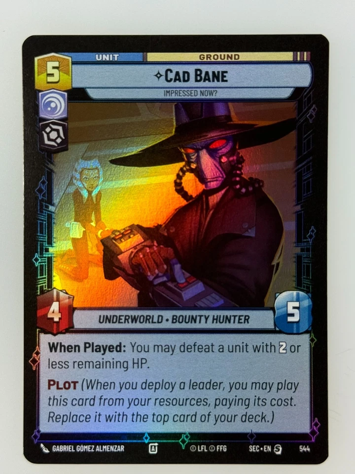 Star Wars Unlimited - Cad Bane Foil 544 - Image 1 of 1