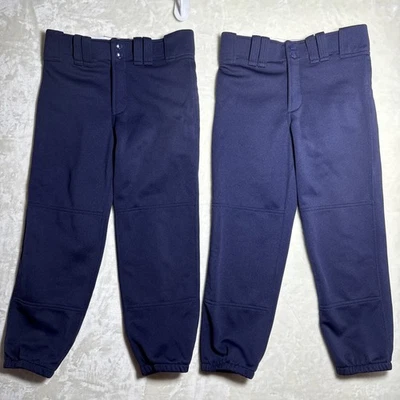 2 Pantalones de Softbol Mizuno para Mujer XS Azul Marino Rendimiento Atlético Usados en Excelente Condición Lanzamiento Rápido Foto 1 de 4