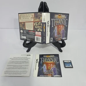 Hidden Mysteries Titanic Secrets of the Fateful Voyage Nintendo DS CIB 2009 COME NUOVO - Foto 1 di 5