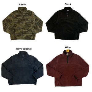 Member's Mark Men's Alpine Sherpa Quarter Snap Pullover - Picture 1 of 6