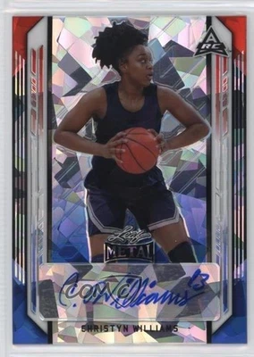 2021-22 Leaf Metal Red White & Blue Crystals /5 Christyn Williams #BA-CW1 Auto - Image 1 of 2
