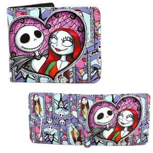 Nightmare Before Christmas - Jack and Sally 4.5" Bi-Fold Wallet NEW Billfold - Picture 1 of 2
