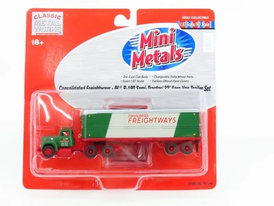 HO CMW Mini Metals 31135 Consolidated Freightways Tractor w/ 32' Trailer Set - Image 1 of 4