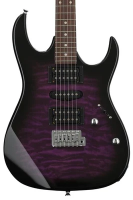 Ibanez Gio GRX70QA Electric Guitar - Transparent Violet Sunburst - Image 1 of 4