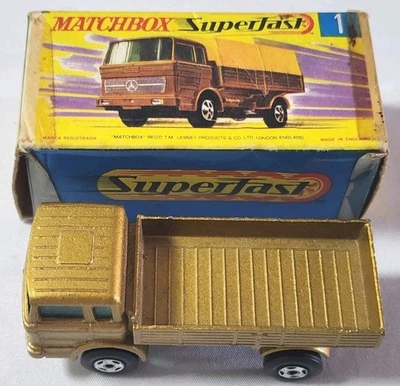 Matchbox Superfast Lesney Mercedes Truck with Box No. 1 - Image 1 of 4