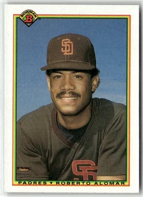 1990 BOWMAN #221 ROBERTO ALOMAR SAN DIEGO PADRES - Image 1 of 2