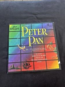 1963 LP Walt Disney's Peter Pan album Disneyland 1206 bande originale enfants - Photo 1/2