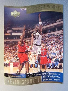 *Rare* 1997-98 Collector's Choice Memorable Moments #5 Kevin Garnett - Picture 1 of 1