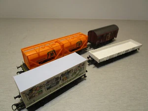 4x Märklin Werbewagen Güterwagen Containerwagen H0 - Bild 1 von 14