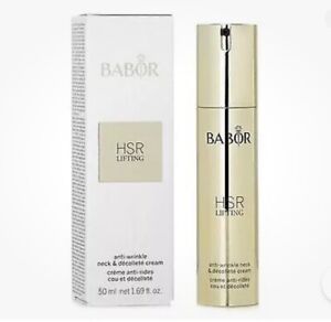 Babor HSR Lifting Anti-Wrinkle Neck & Decollete Cream 50ml Womens Skin Care, NIB