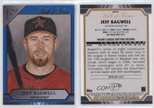 2020 Topps Gallery Hall of Fame Gallery Blue /99 Jeff Bagwell #HOFG-9 HOF