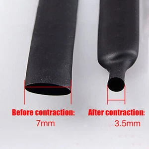 Electrical Sleeving Cable/wire Tube BlackHeat Shrink φ30-100mm Heatshrink Tube - Picture 1 of 7
