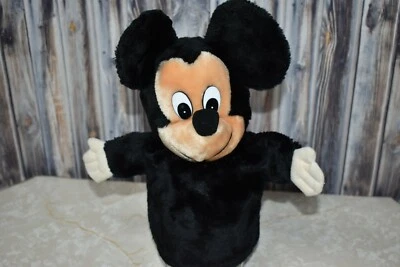 Vintage Walt Disney Mickey Mouse 11" Plush Hand Puppet Stuffed Toy Applause - Image 1 of 4