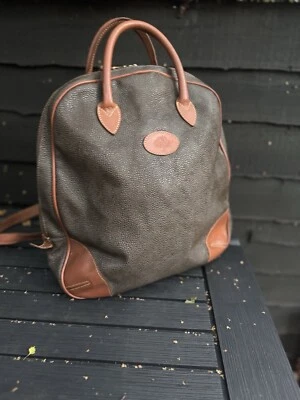 Bolso Mochila Mujer Mulberry Grano Escocés Buen Estado Auténtico Cuero Eco Foto 1 de 4