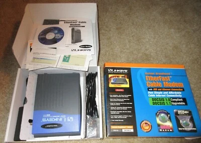 Linksys BEFCMU10 42.88 Mbps EtherFast Cable Modem USB/Ethernet IN BOX! - Image 1 of 2