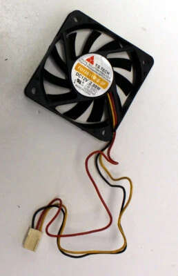N14-06840 FAN Lüfter Y.S.tech FD1261107B-2F 60x60x10mm 12V- 2,88W - Bild 1 von 3