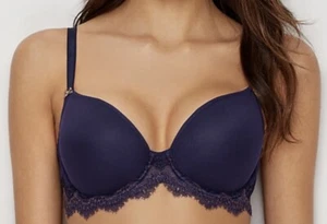 B.TEMPT'D by WACOAL Wink Worthy Astral Aura Navy Blue T Shirt Bra NEW Womens 36B - Picture 1 of 6