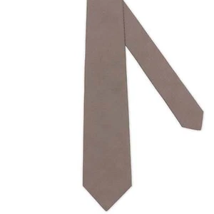 MATTABISCH of for VANNUCCI Brown and Gray Micro Seven Fold Silk Tie NEW - Picture 1 of 5