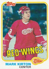1981-82 Topps Hockey #W90 Mark Kirton RC