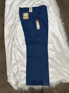 Neu Haggar Herren Stretch Denim Classic Fit Denim Comfort Waist 34w X30l - Bild 1 von 15