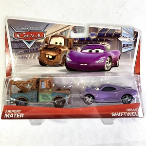 Disney Pixar Cars Airport Mater and Holley Shiftwell 2 Pack 1/55 2012 Mattel MOC - Picture 1 of 11