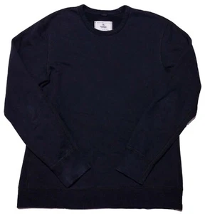 REIGNING CHAMP Crewneck Long Sleeve Sweatshirt Made in Canada Black Large L - Picture 1 of 10